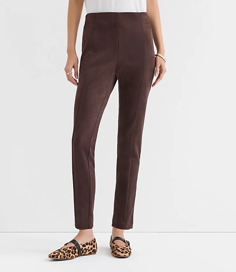 Faux Suede Leggings