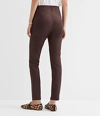 Petite Faux Suede Leggings