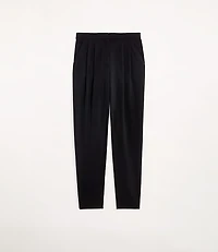 LOFT Versa Seasonless Stretch Double Pleat Taper Pant