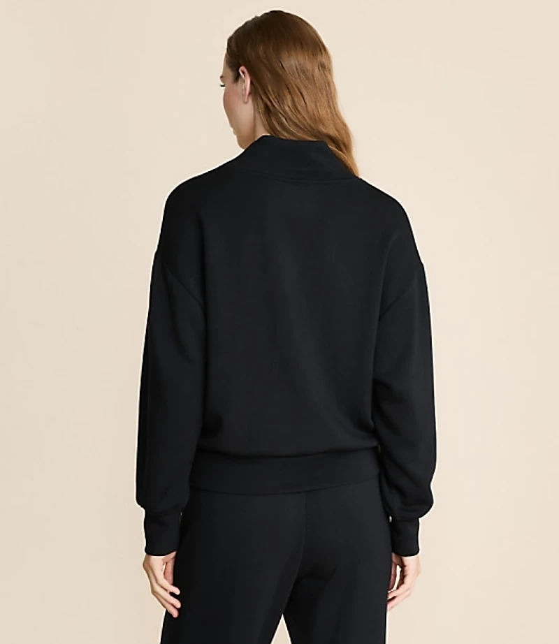 Petite Lou & Grey Scubasoft Half Zip Sweatshirt