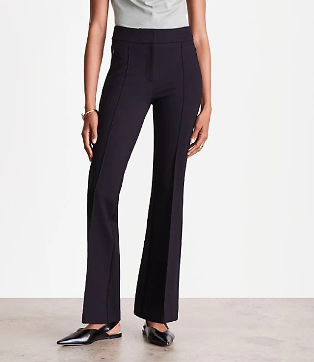 LOFT Versa Ponte Deluxe Flare Pants