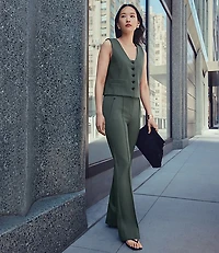 LOFT Versa Ponte Deluxe Flare Pants