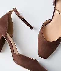 Ankle Strap Block Heels