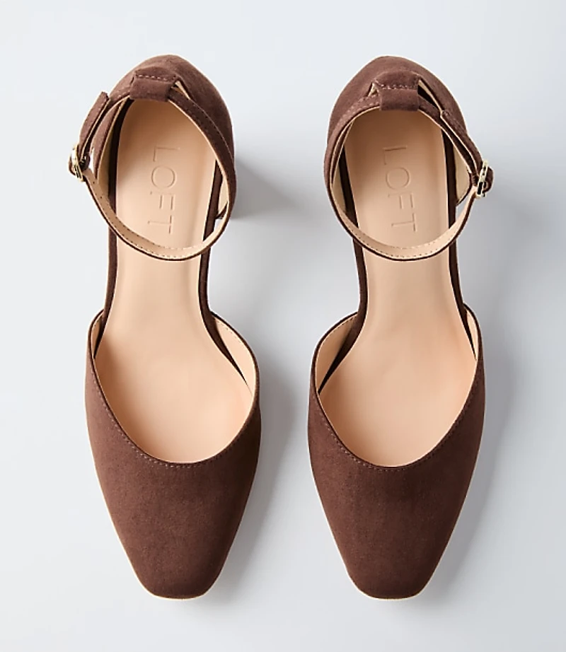 Ankle Strap Block Heels