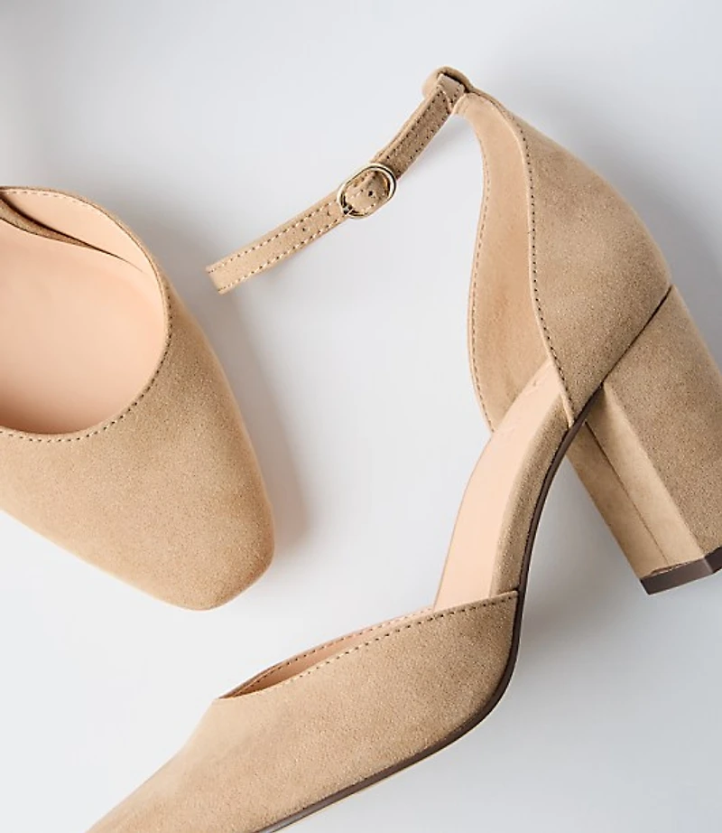 Ankle Strap Block Heels