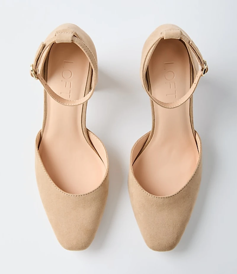 Ankle Strap Block Heels