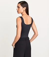 LOFT Versa 360 Knit Square Neck Bodysuit