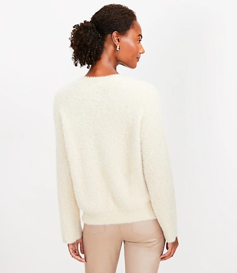 Shimmer Fuzzy Sweater