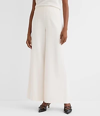 Darted Palazzo Pants Doubleface