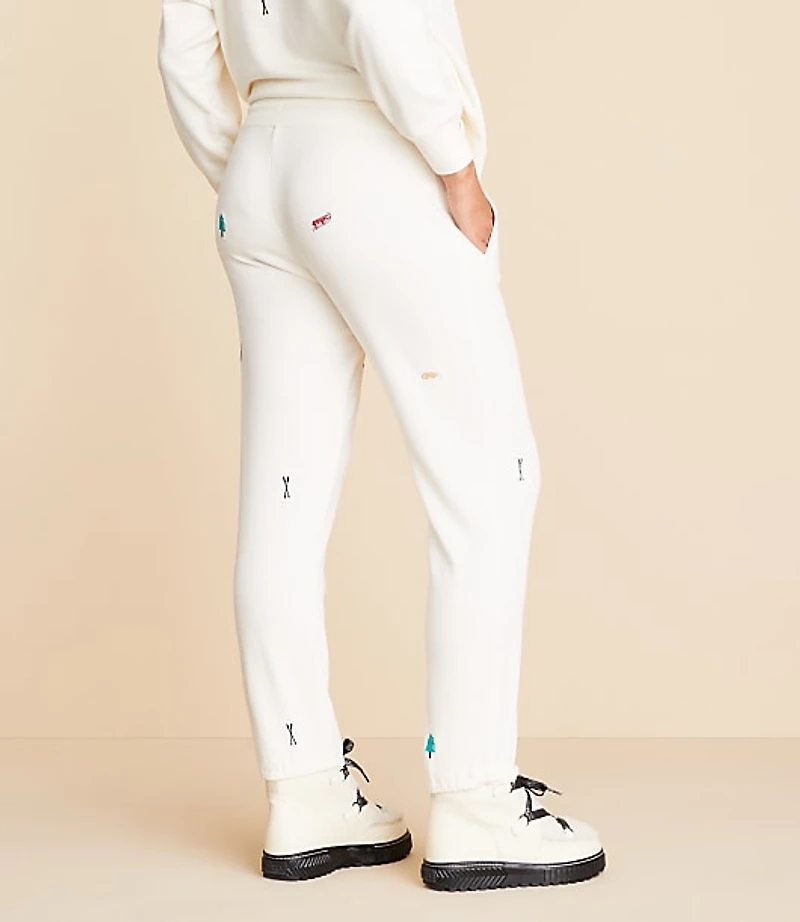 Lou & Grey Winter Cozy Cotton Terry Joggers