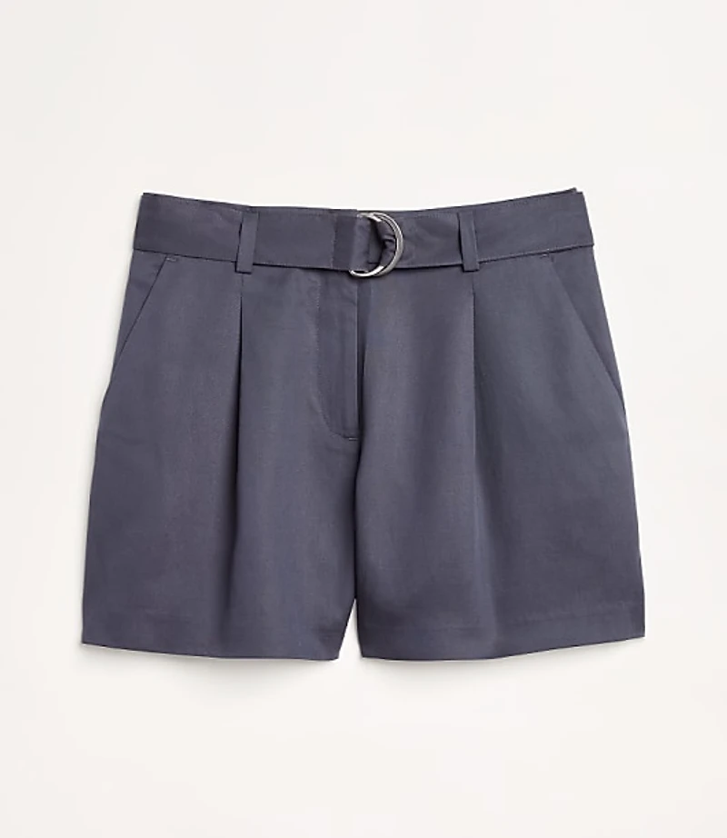 LOFT Versa Pure Spun Belted Shorts