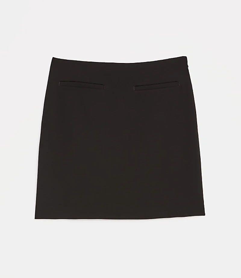 LOFT Versa Crepe Drape Mini Skirt