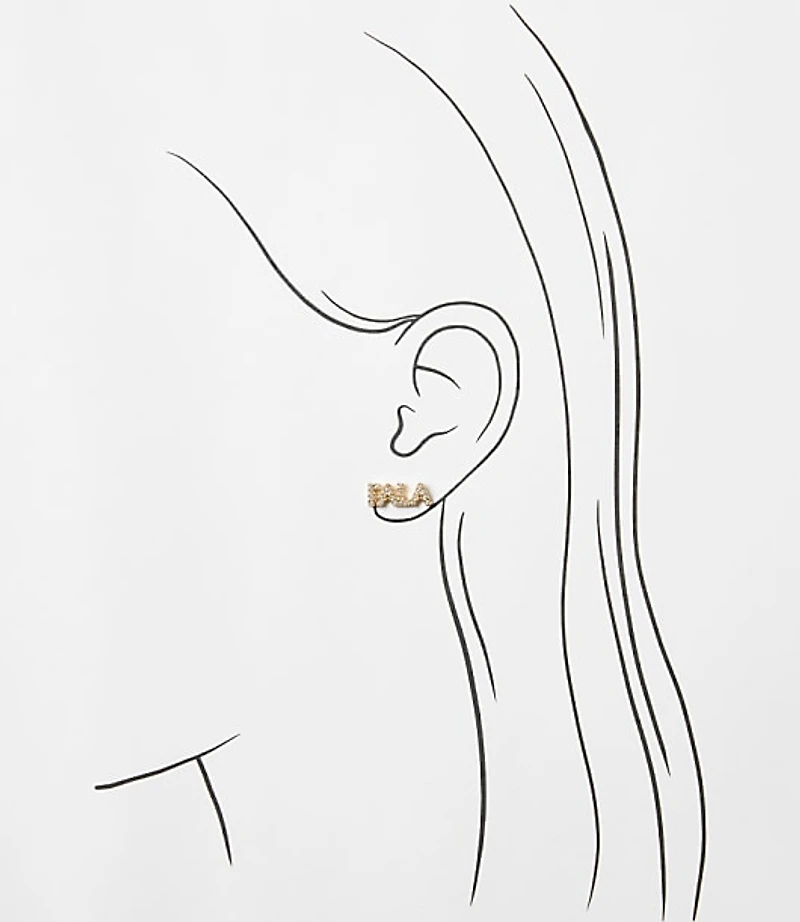 Fa La La La Stud Earrings