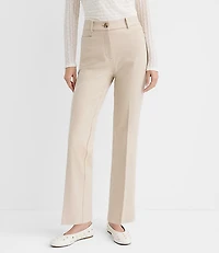 Petite Parker Straight Pants Texture