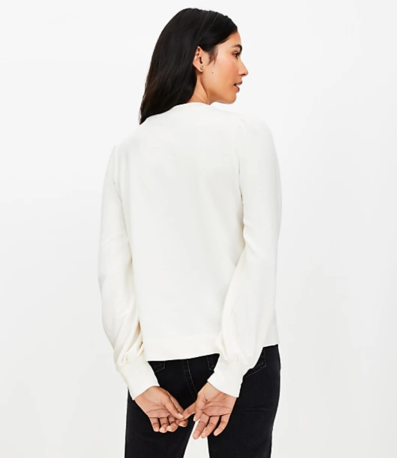 Mosaic Cutout Sweatshirt