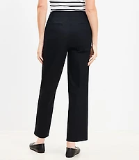 Curvy Darted Straight Pants Twill