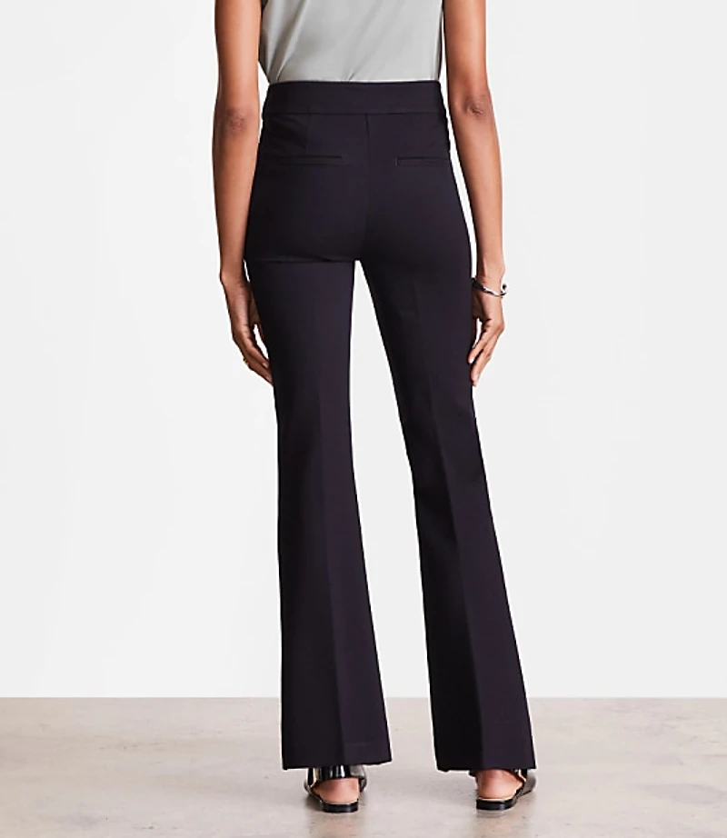 Curvy LOFT Versa Ponte Deluxe Flare Pants