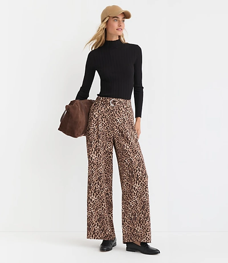 Petite Ribbed Mock Neck Sweater