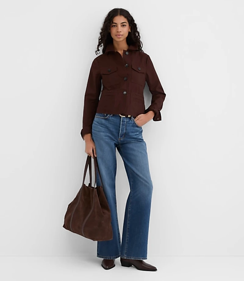 Twill Tailored Utility Jacket