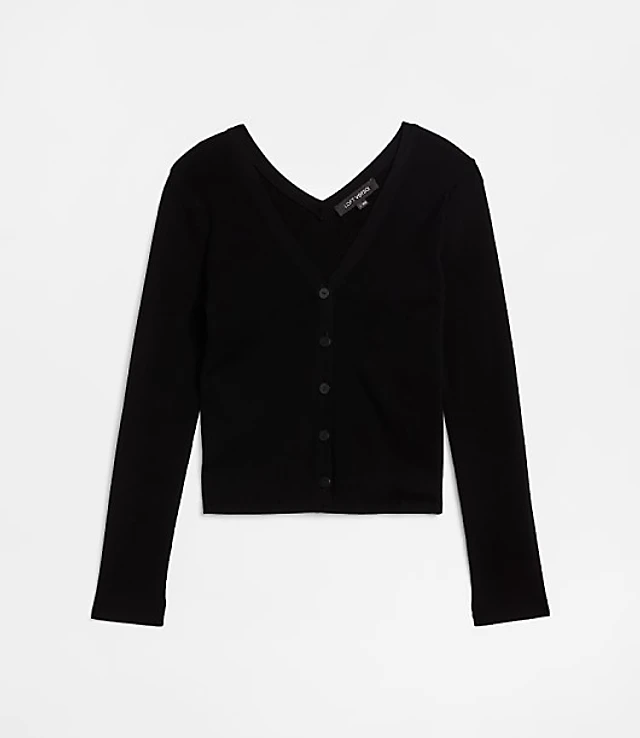 LOFT Versa V-Neck Cardigan Top