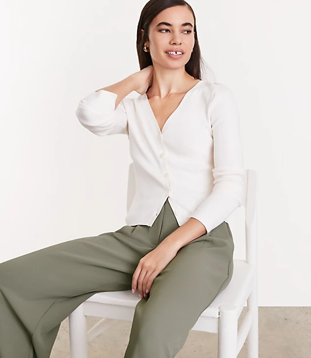 LOFT Versa V-Neck Cardigan Top