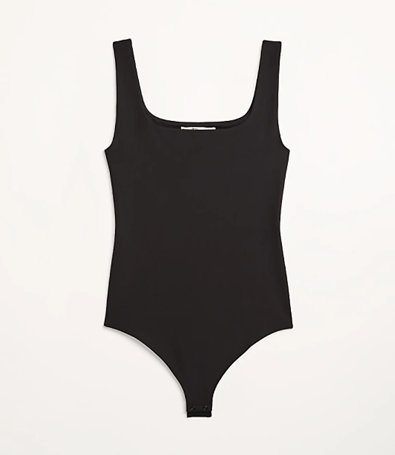 LOFT Versa Ribbed Square Neck Bodysuit