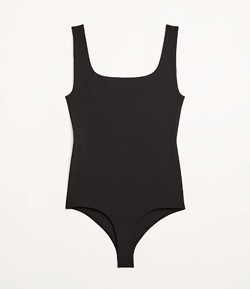 LOFT Versa Ribbed Square Neck Bodysuit