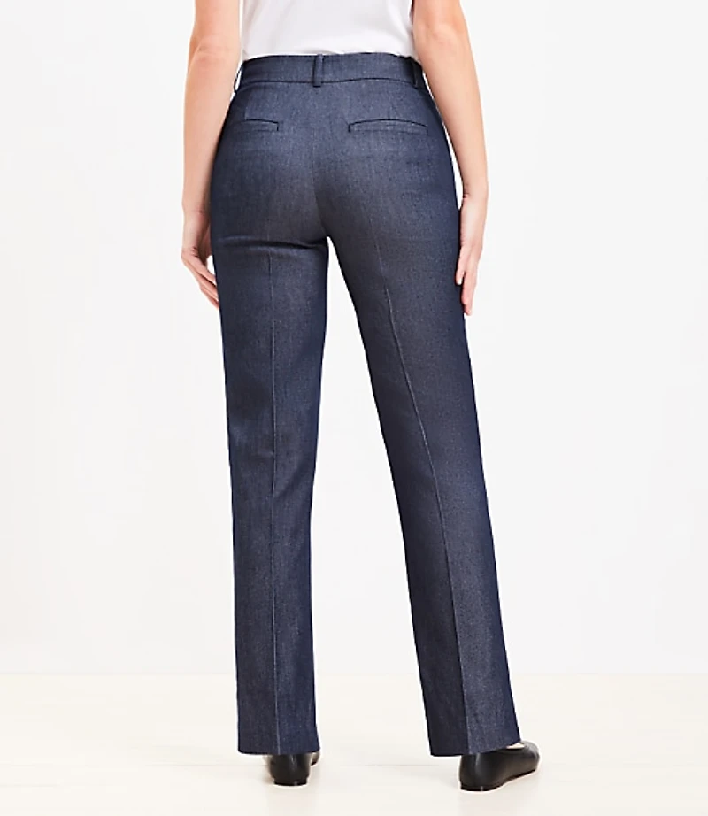 Petite Curvy Parker Straight Pants Refined Denim