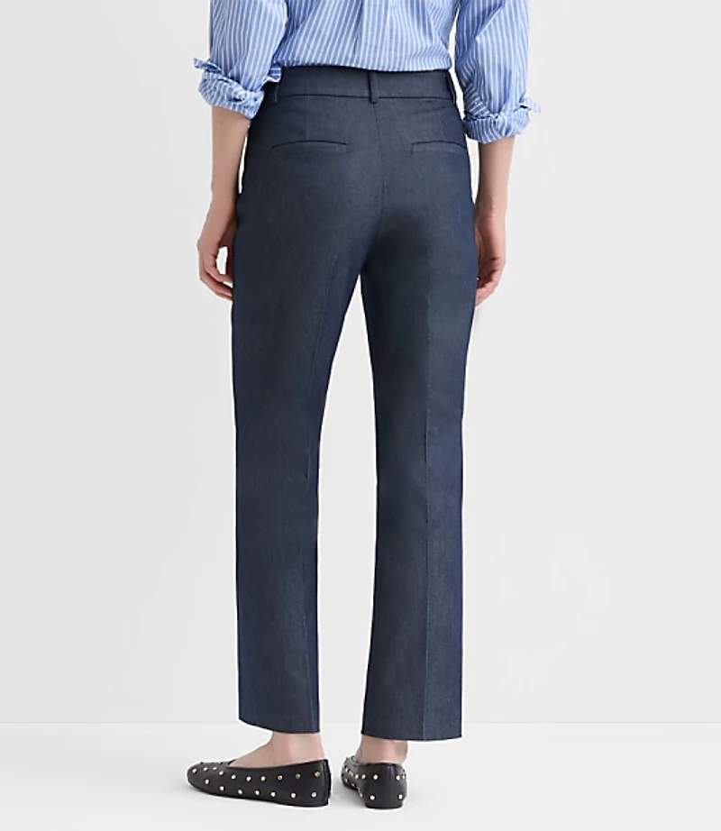 Petite Parker Straight Pants Refined Denim