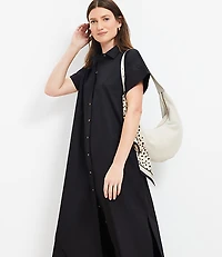 Poplin Maxi Pocket Shirtdress