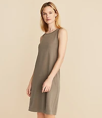 Lou & Grey Sandwashed Cutout Back Mini Dress