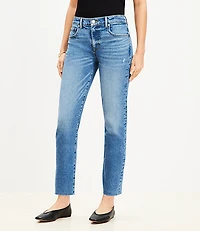 Fresh Cut Mid Rise Slim Jeans Bright Vintage Wash