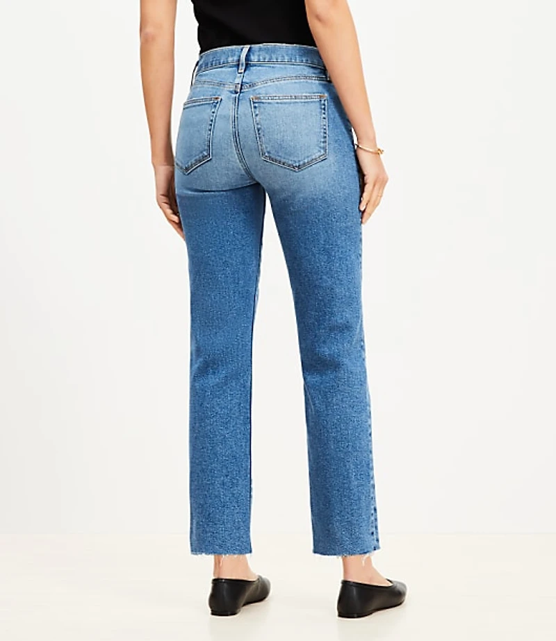 Fresh Cut Mid Rise Slim Jeans Bright Vintage Wash