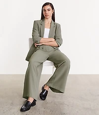 LOFT Versa Crepe Drape Oversized Blazer
