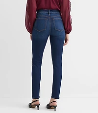 Curvy High Rise Skinny Jeans Vintage Dark Wash