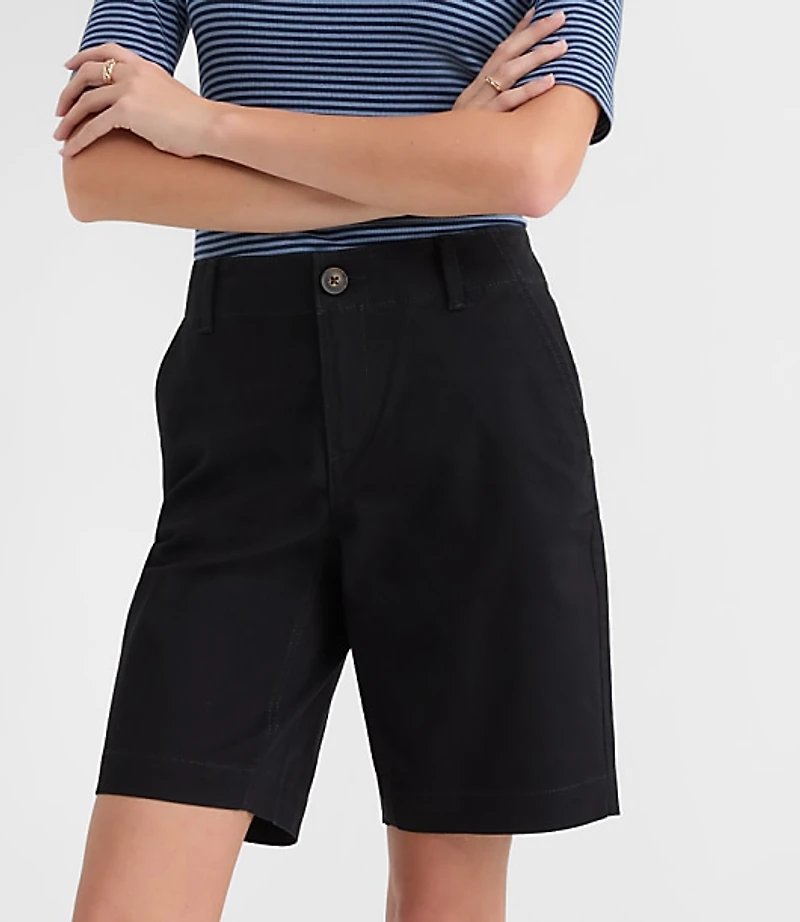 Petite Monroe Chino Bermuda Shorts