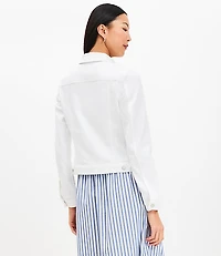 Denim Trucker Jacket White