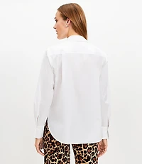 Rosette Poplin Everyday Relaxed Shirt
