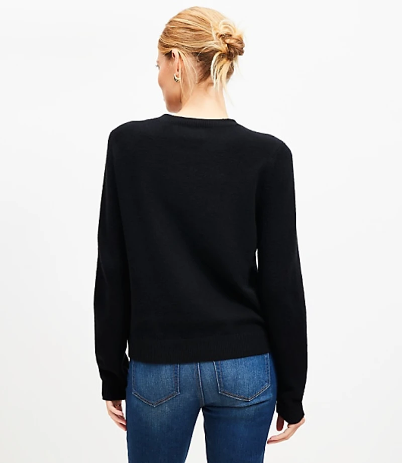 Petite Champagne Glass Sweater