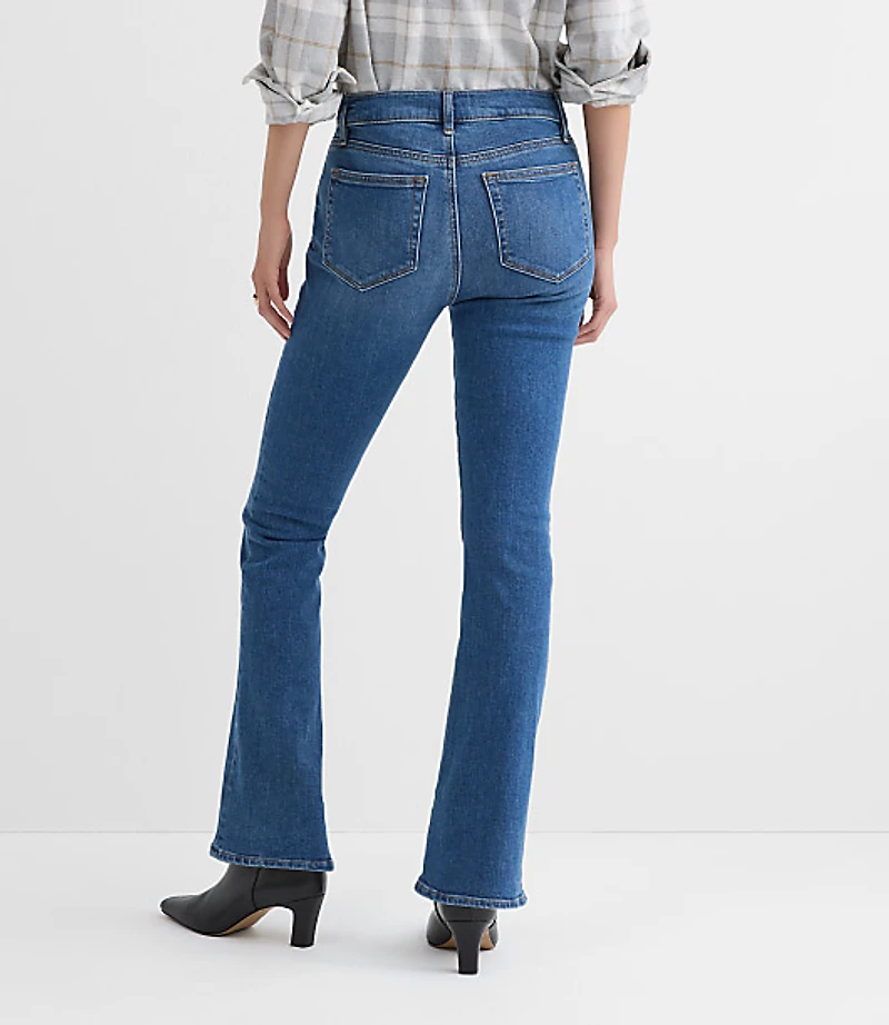 Mid Rise Boot Jeans Luxe Medium Wash