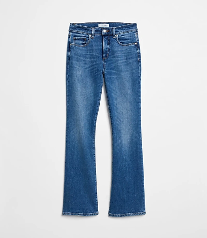 Mid Rise Boot Jeans Luxe Medium Wash