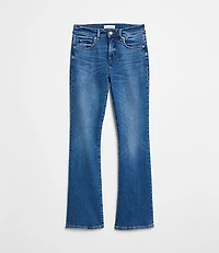 Mid Rise Boot Jeans Luxe Medium Wash