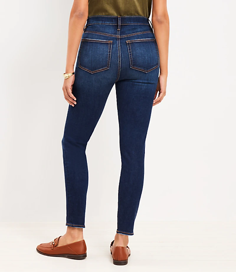 Tall Curvy High Rise Skinny Jeans Vintage Dark Wash
