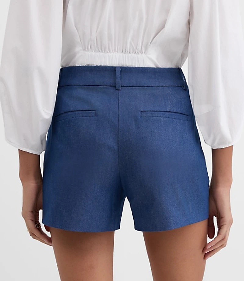 Petite Curvy Riviera Shorts Refined Denim
