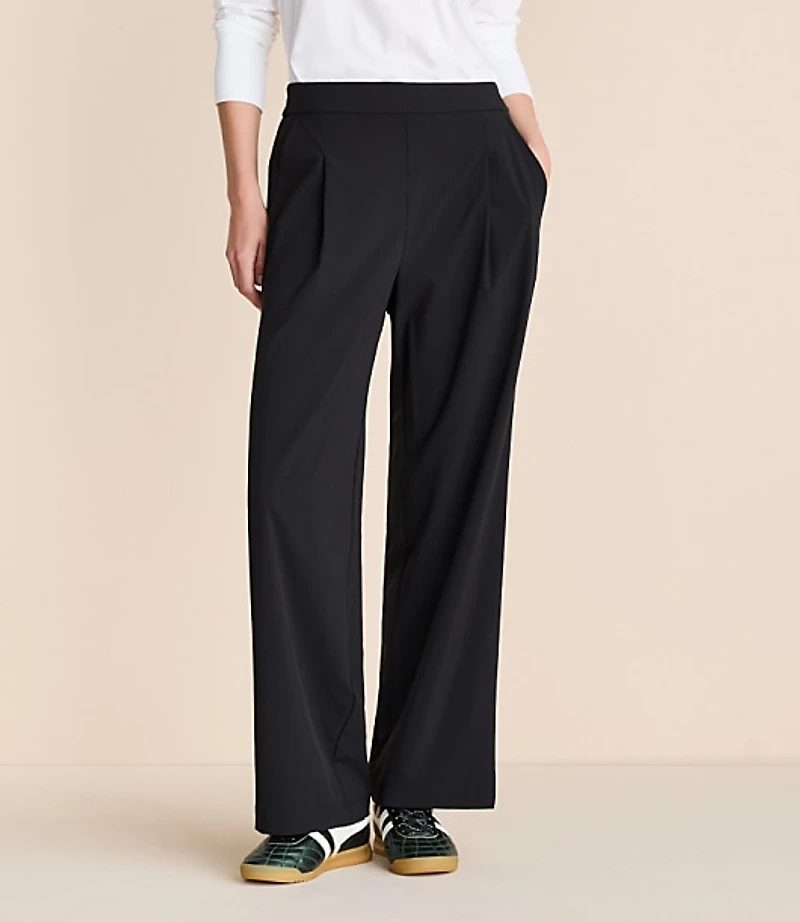 Petite Lou & Grey Wanderweave Wide Leg Trousers