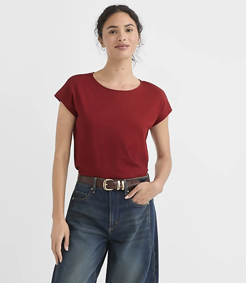 Petite Modern Wedge Tee