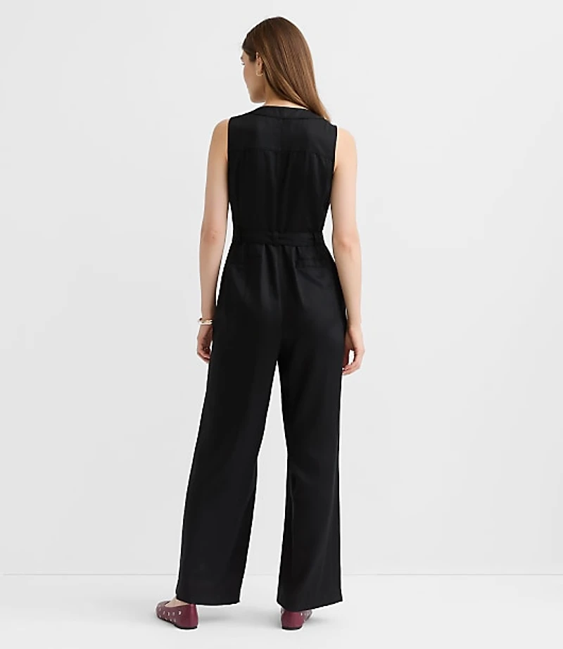 Tall Seamed Zip Jumpsuit
