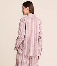 Lou & Grey Striped Linen Cotton Shirt