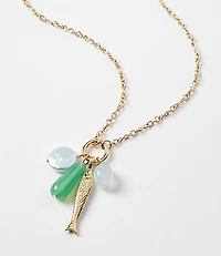 Fish Cluster Pendant Necklace