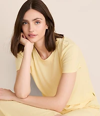 Lou & Grey Ribbed Modal Pajama Tee
